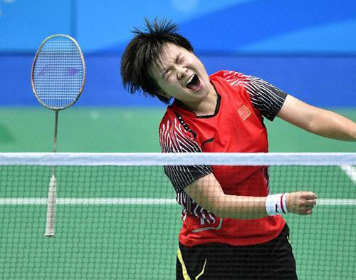 2016 list of participants of the Chinese team at the open badminton competitions in South Korea